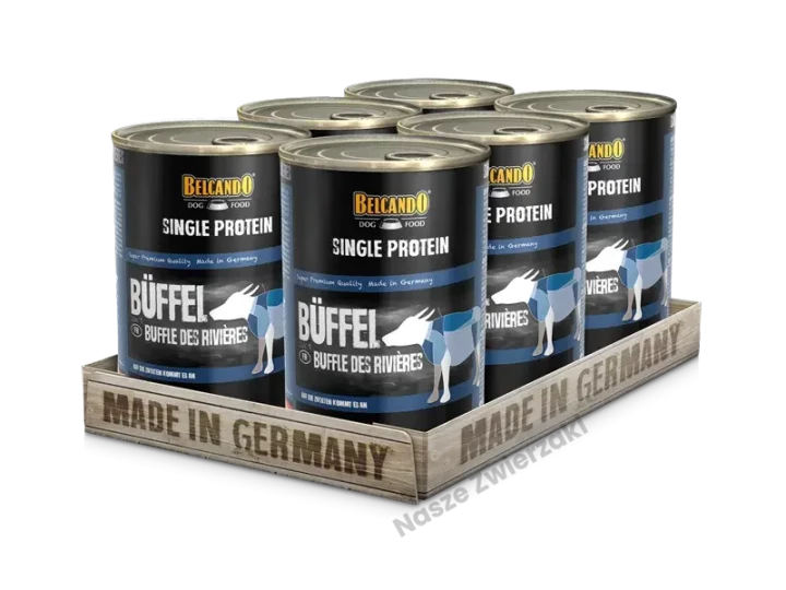 Belcando Single Protein karma mokra dla psa monobiałkowa bawół wodny 400g