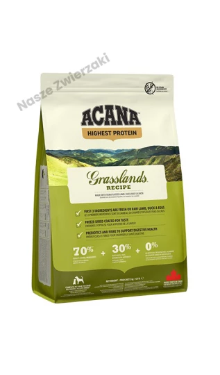 ACANA HIGHEST PROTEIN Grasslands Dog - sucha karma dla psa