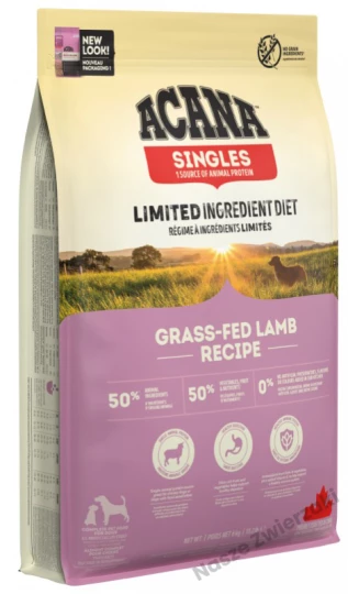ACANA SINGLES Grass-Fed Lamb - sucha karma dla psa z jagnięciną