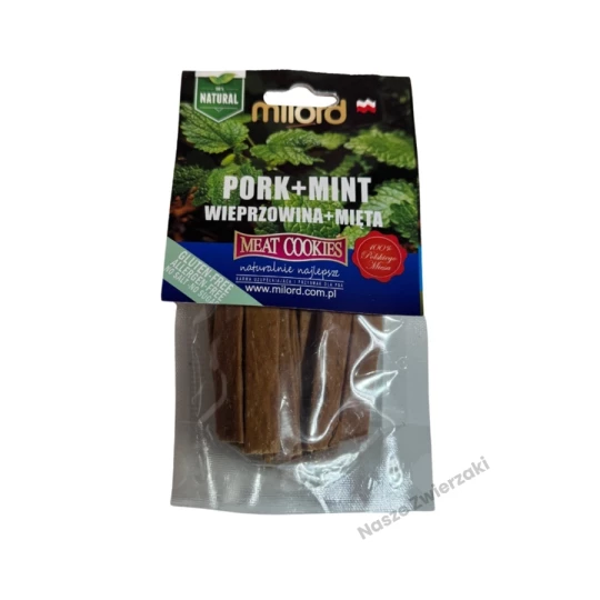 Milord - Wieprzowina z miętą pieprzową, przysmak dla psa, 70g