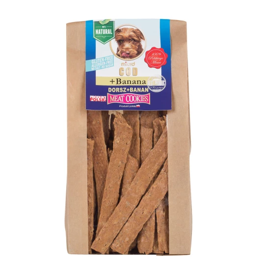 Milord - ciastka dla psa - dorsz z bananem 80g