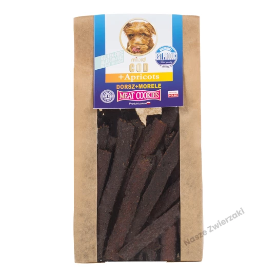 Milord - ciastka dla psa - dorsz z morelą 80g