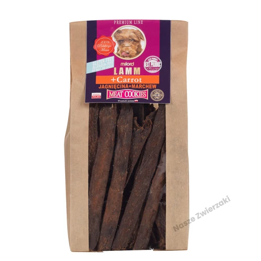 Milord - ciastka dla psa - jagnięcina z marchewką 80g