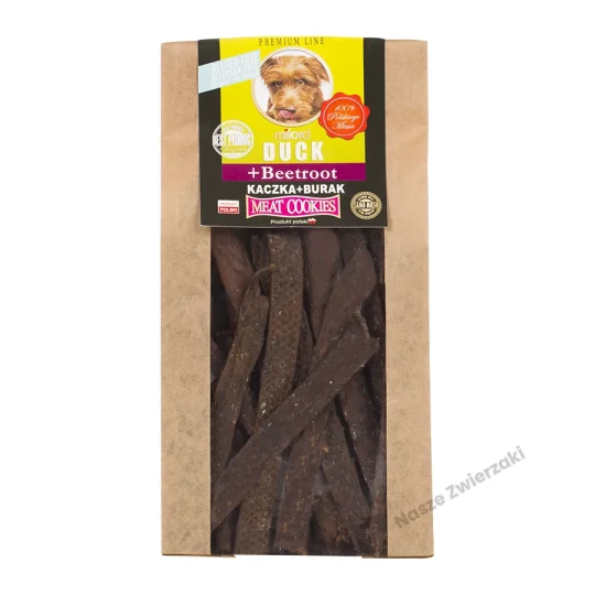 Milord - ciastka dla psa - kaczka z burakiem 80g
