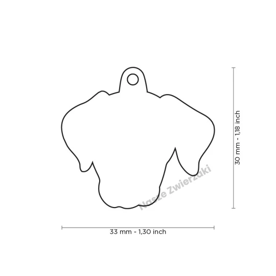 Adresówka Friends kremowy labrador - adresówka dla psa