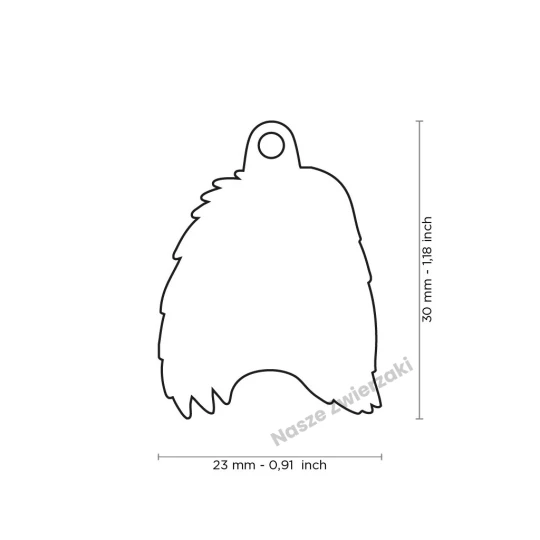 Adresówka Friends maltańczyk - adresówka dla psa