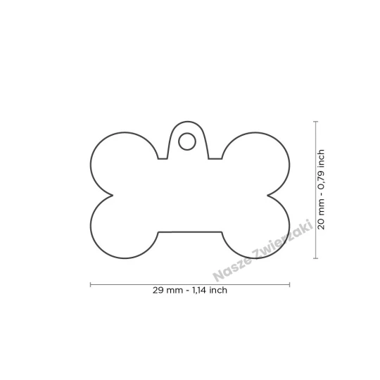 Adresówka Rainbow kostka mała - adresówka dla psa, tęczowa