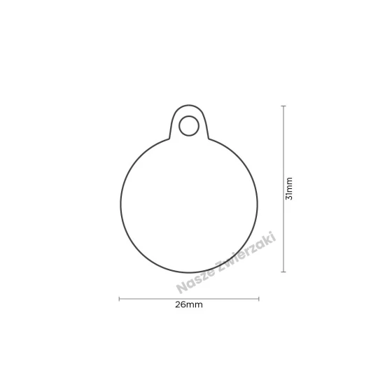 Adresówka Charms królowa mała - adresówka dla psa