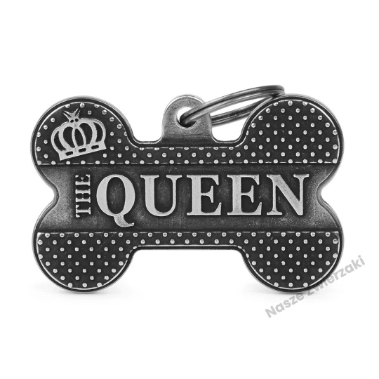 Adresówka Bronx kostka duża XL Queen - adresówka dla psa