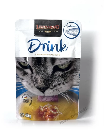 Leonardo Drink karma uzupełniająca dla kotów z łososiem 40g
