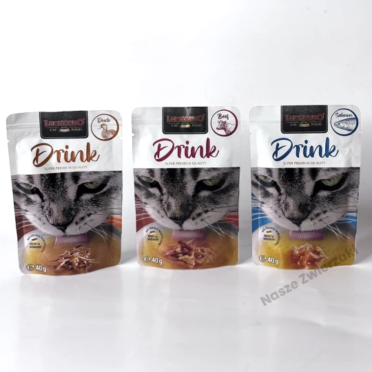 Leonardo Drink karma uzupełniajacą dla kotów z kaczką 40g