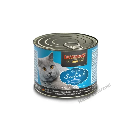 Leonardo Quality Selection mokra karma dla kotów bogata w ryby morskie 200g