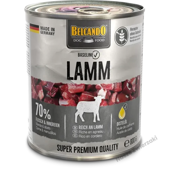 Belcando Baseline mokra karma dla psa jagnięcina 800g