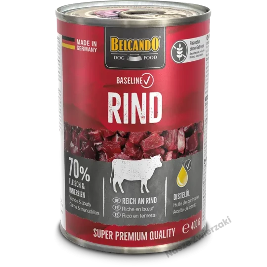 Belcando Baseline mokra karma dla psa wołowina 400g