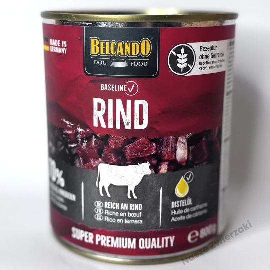 Belcando Baseline mokra karma dla psa wołowina 800g