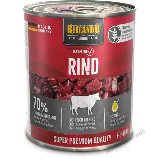 Belcando Baseline mokra karma dla psa wołowina 800g