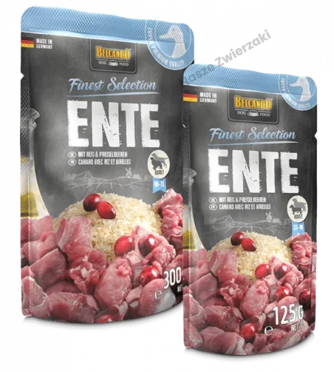 Belcando Finest Selection mokra karma dla psa kaczka z borówką i ryżem 300g