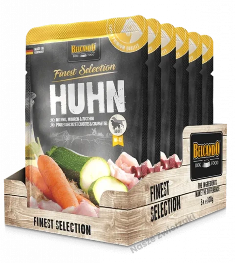 Belcando Finest Selection mokra karma dla psa kurczak marchewką i ryżem 300g