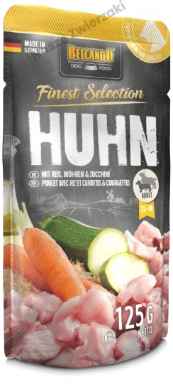 Belcando Finest Selection mokra karma dla psa kurczak z marchewką i ryżem 125g