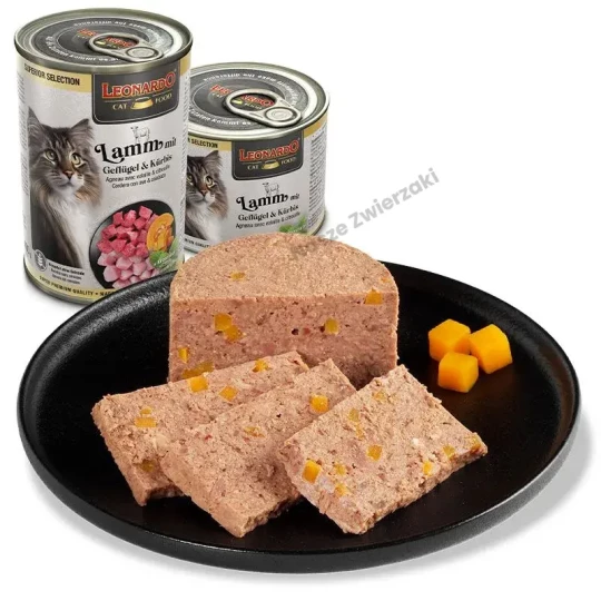 Leonardo Super Selection mokra karma dla kotów jagnięcina z drobiem i dynią 200g