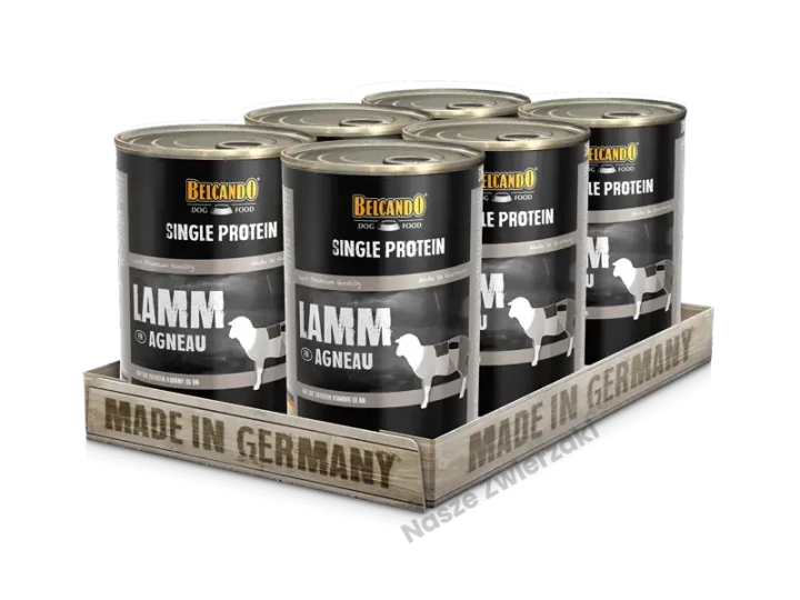 Belcando Single Protein karma mokra dla psa monobiałkowa jagnięcina 400g