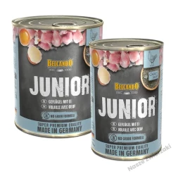 Belcando Super Premium junior karma mokra dla młodych psów drób z jajkiem 800g