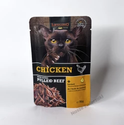 Leonardo Pulled Beef mokra karma dla kotów z extra szarpanym mięsem 70g - miks smaków