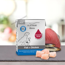 PLATINUM Menu Adult Fish+Chicken - mokra karma dla psa z rybą i kurczakiem