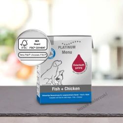 PLATINUM Menu Adult Fish+Chicken - mokra karma dla psa z rybą i kurczakiem