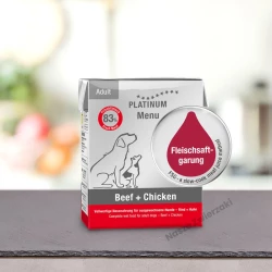 PLATINUM Menu Adult Beef+Chicken - mokra karma dla psa z wołowiną i kurczakiem