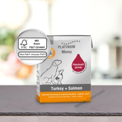 PLATINUM Menu Adult Turkey+Salmon - mokra karma dla psa z indykiem i łosiosem