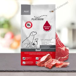 PLATINUM Adult Beef - półwilgotna karma dla psa