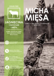 Micha Mięsa - Karma bezzbożowa dla psa małej rasy – Jagnięcina z batatami i miętą