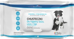 Francodex - Chusteczki do czyszczenia oczu, uszu, łap dla zwierząt - 30 szt.