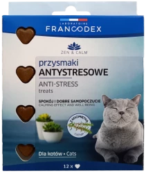 FRANCODEX - Przysmak antystresowy dla kota z kocimiętką, 12 szt.