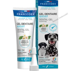 FRANCODEX - Żel dentystyczny dla psa łagodzący i przeciwzapalny, 50 g