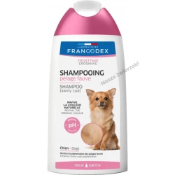 FRANCODEX - Szampon dla psa do płowej, brązowej sierści, 250 ml