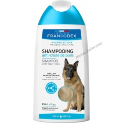 FRANCODEX - Szampon dla psa zapobiegający wypadaniu sierści, 250 ml