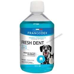 FRANCODEX - Płyn dla psa i kota do higieny jamy ustnej Fresh dent, 500 ml