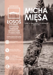 Micha Mięsa - Bezzbożowa karma dla psów ras średnich i dużych - Superfoods 65 Szkocki łosoś