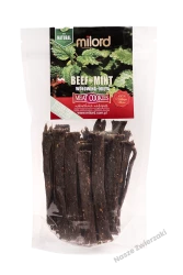 Milord - Wołowina z miętą pieprzową, przysmak dla psa, 70g