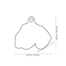Adresówka Friends jamnik - adresówka dla psa