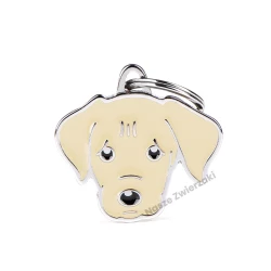 Adresówka Friends kremowy labrador - adresówka dla psa