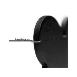 Adresówka Basic aluminium kostka XL czarna - adresówka dla psa