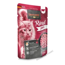 Leonardo Finest Selection mokra karma dla kotów wołowina pure 85g