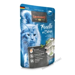 Leonardo Finest Selection mokra karma dla kotów pstrąg z kocimiętką 85g