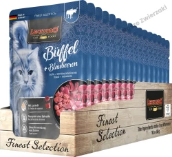 Leonardo Finest Selection mokra karma dla kotów bawół z jagodami 85g