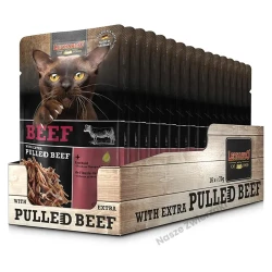 Leonardo Pulled Beef mokra karma dla kotów wołowina z extra szarpanym mięsem 70g