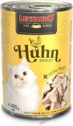 Leonardo mokra karma dla kotów kurczak z dodatkowym filetem 400g