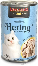 Leonardo mokra karma dla kotów śledź z dodatkowym filetem 400g